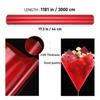 NUOBESTY Cellophane Wrap Roll Red3 Mil Thickness Cellophane Cello Rolls for Christmas Gifts Baskets Arts Crafts view 3