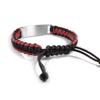 Adjustable Personalized Medical Alert Bracelets for Women Men Customized Med ID Bracelet Nameplate Emergency Contact SOS Health Alarm Jewelry Life Saver Outside for Son Daughter Dad Nana Papa view 3