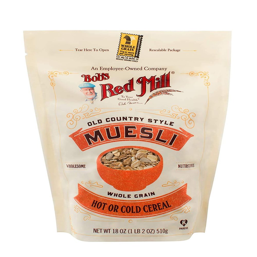 Bob's Red Mill Old Country Style Muesli Cereal, 18 Ounces (Pack Of 4)
