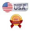 50 & Fabulous Cake Topper Gold Glitter, 50th Birthday Party Decoration Ideas, Premium Quality, Sturdy Doubled Sided Glitter, Acrylic Stick. Made in USA (50th) view 4