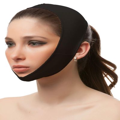 Isavela Womens Chin Strap (CH02) (2XL, Black)