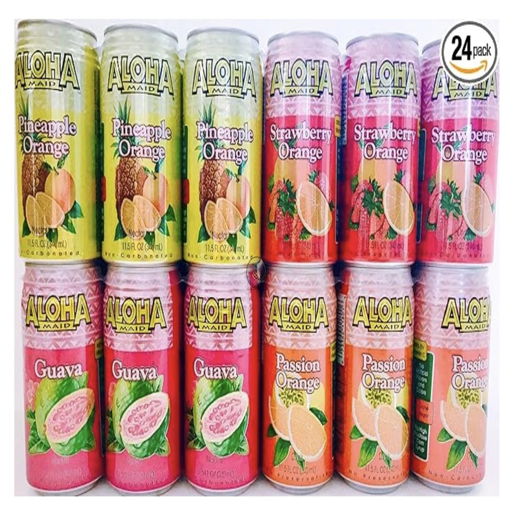 ALOHA MAID Assorted Packs - 11.5 Fl oz, 24 cans