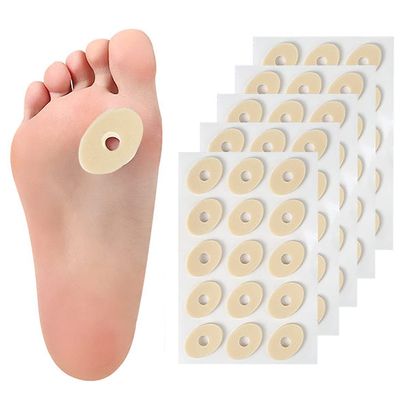 120 Pcs Foam Corn Cushions Corn Pads Soft Shoes Sticker Waterproof Toe Pads for Corn Callous and Feet Protectors