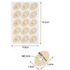 120 Pcs Foam Corn Cushions Corn Pads Soft Shoes Sticker Waterproof Toe Pads for Corn Callous and Feet Protectors view 2