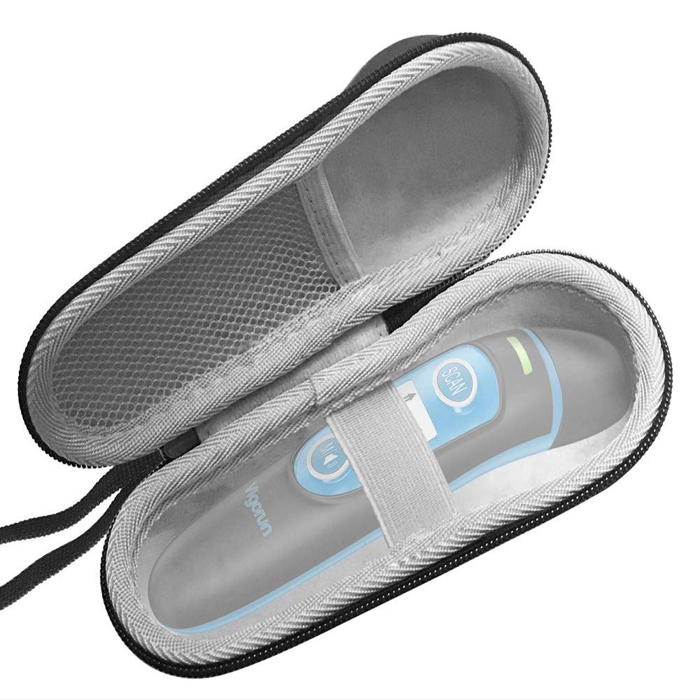 DailyU Hard Carrying Case for Vigorun Forehead and Ear Thermometer (CASE ONLY)