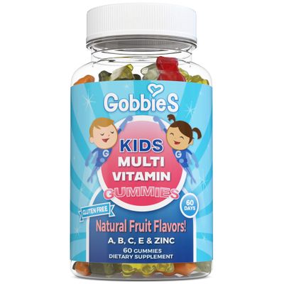 Gobbies Childrens Multivitamins Gummies, Kids Gummies