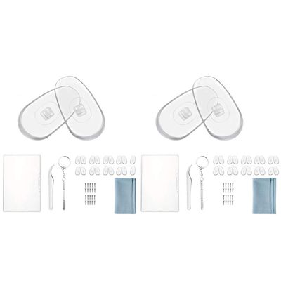 EXCEART 2sets Glasses and Watch Repair Tool Kit Nose Pad Screws Practical Eyeglass Maintenance Accessories for Home and Shop Use
