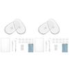 EXCEART 2sets Glasses and Watch Repair Tool Kit Nose Pad Screws Practical Eyeglass Maintenance Accessories for Home and Shop Use view 1