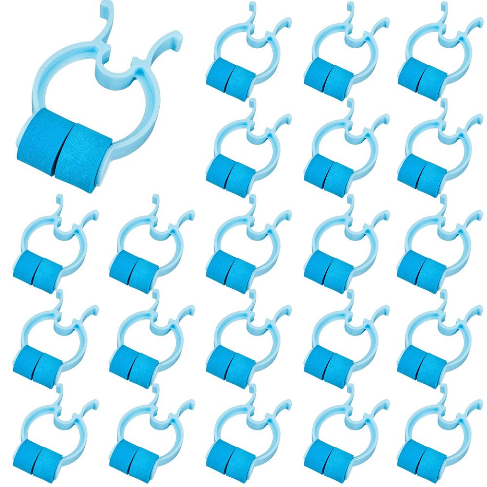 Frienda Nose Stop Clips Nasal Nose Stopper Clips Plastic Foam for Emergency or Accident(10 Pieces)