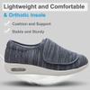 Womens Proven Foot Pain Relief Diabetic Shoes with Arch Support,Memory Foam Insole Wide Width Walking Orthopedic Edema Swollen Feet Arthritis Indoor/Outdoor Dark Gray view 4