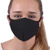 10-Pack Reusable Washable Double Layer Cotton Poly Face Mask, Black, Unisex view 2