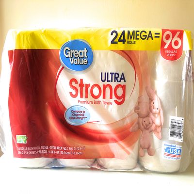 Ultra Strong Premium Bath Tissue 24 Mega Rolls