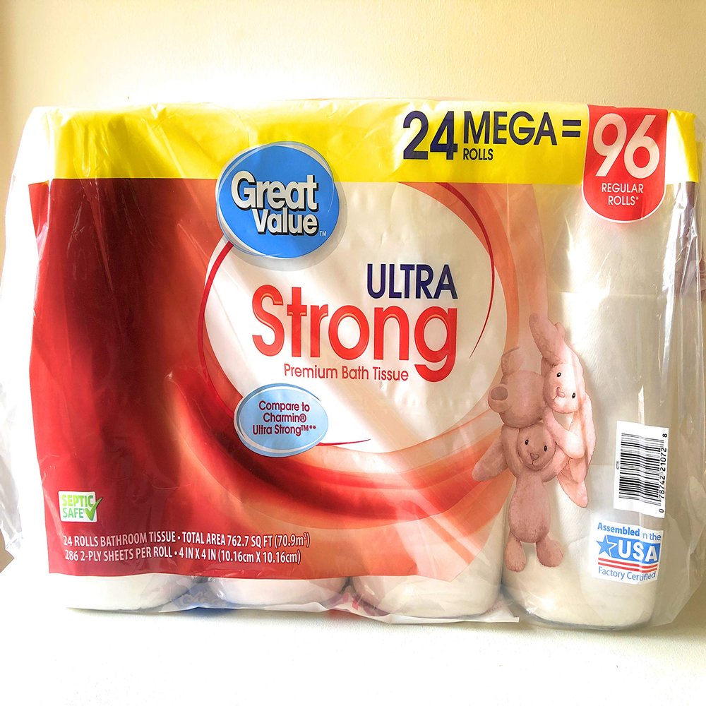 Ultra Strong Premium Bath Tissue 24 Mega Rolls
