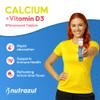Nutrazul Calcium + Vitamin D3 Effervescent Tablets, for Bone Health Maintenance, 500 mg Calcium and 2.5 mcg Vitamin D3, Suitable Supplements for Women & Men, Lemon-Lime Flavor, 60 Tablets view 2
