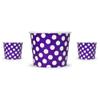 UNIQ 1000-Count 12 oz Polka Dot Disposable Ice Cream Bowls Purple Color | For Hot or Cold Foods | Ice Cream Bar Supplies Frozen Dessert Supplies view 4