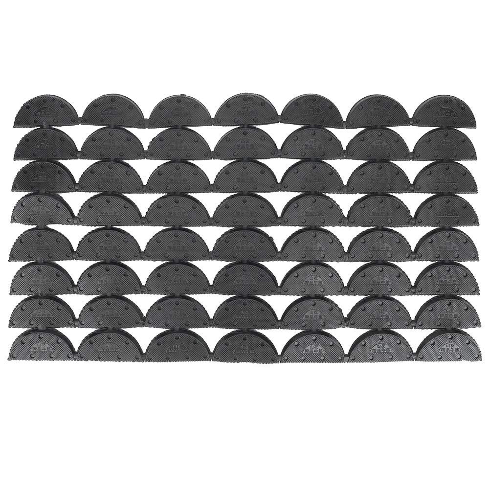 56Pcs Rubber Heels Toe Plates Shoe Heel Taps Heel Repair Pad Replacement Shoe Repair Top