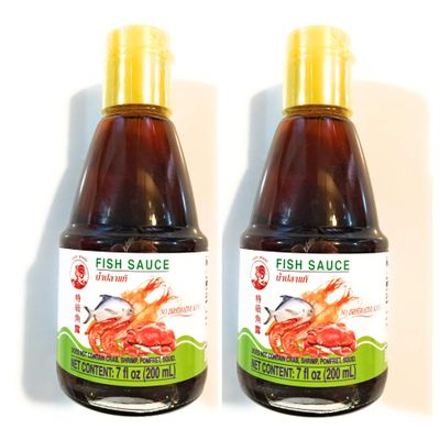2 Pack Cock Brand Fish Sauce (7 Fl Oz Each)