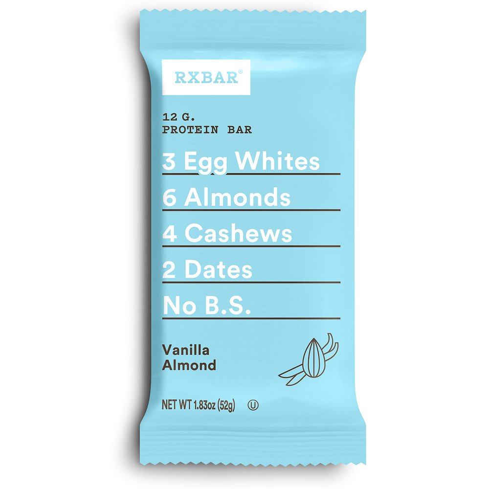RXBAR Vanilla Almond, Protein Bar, Gluten Free (24 Bars)