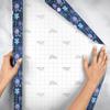 Jillson Roberts Hanukkah Wrapping Paper, Floral Menorah, 6 Jumbo Rolls 10 feet x 30 inches view 4