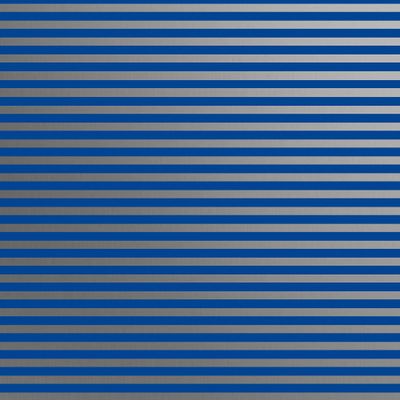 Jillson Roberts Hanukkah Wrapping Paper, Blue Silver Stripe, 6 Jumbo Rolls 10 feet x 30 inches