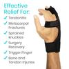 Vive Boxer Finger Splint Brace- Supports Pinky, Ring, Middle Metacarpals and Knuckles - Right or Left Adjustable Hand Brace - Straightening for Trigger Finger, Injury, Fracture, Broken, Tendonitis (7.75 inch) view 2