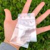 200pcs Strong Small Reclosable Zipper Zipline Bags Clear Plastic Cellophane Bag Durable Packaging Storage Bag (7mm or 2.8 inch) spbs6 view 3