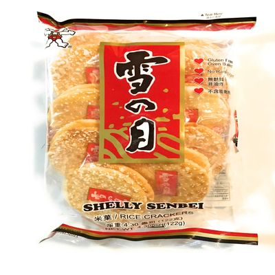 Shelly Senbei Rice Crackers 4.30 Oz(4 Pack)
