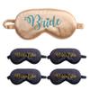 5-Pack Bride Tribe Sleep Eye Masks Bachelorette Bridesmaid Proposal Gift Super Soft Satin Party Favor (Set #3) view 1