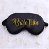 5-Pack Bride Tribe Sleep Eye Masks Bachelorette Bridesmaid Proposal Gift Super Soft Satin Party Favor (Set #3) view 2