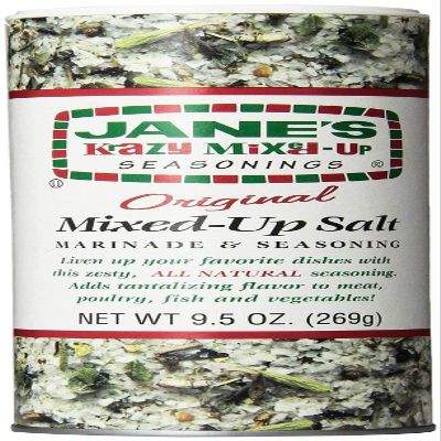 Jane's Krazy Seasonings Mixed Up Salt Canister, 9.5 Ounce - PACK OF 3