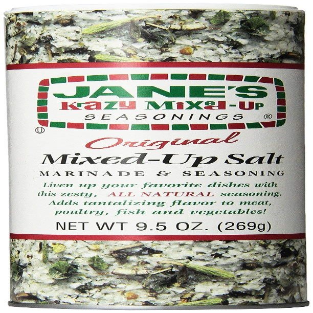 Jane's Krazy Seasonings Mixed Up Salt Canister, 9.5 Ounce - PACK OF 3