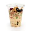 Golden Apple Cup series, 16oz-50sets Clear Plastic cups with Flat lids no hole, BPA Free view 1