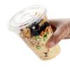 Golden Apple Cup series, 16oz-50sets Clear Plastic cups with Flat lids no hole, BPA Free view 3