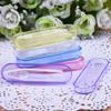5 Pieces Portable Invisible Lens Stick Tool Case Set Mini Travel Plastic Contact Lens Box Holder Case(Inserter/Remover+Tweezer with Soft Tip), Color Random view 4