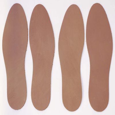 2 Pairs Genuine Leather Insoles 2 mm Thickness 12 x 4" XXL Could be Cut to fit