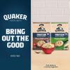 Quaker Protein Instant Oatmeal, Maple Brown Sugar, 12g Protein per Serving, Whole Grains, No Artificial Flavors, No Added Colors, 2.11 oz Packets, (6 Pack) view 4