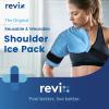REVIX Shoulder Ice Pack for Rotator Cuff Cold Therapy, Arm Gel Ice Pack for Injuries Reusable, Flexible Cold Compression Wrap for Post-Workout Recovery, Fatigue and Shoulder Discomfort, Blue view 2