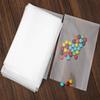 50 pcs Clear 12" x 16"(W:30.5XL:40.6cm) Flat Cello Cellophane Bags Poly Treat Bags 2.8 mils for Gift Wrapping, Bakery, Cookie, Candies, Toast, Dessert, Party Favors Packaging with Color Twist Ties view 2