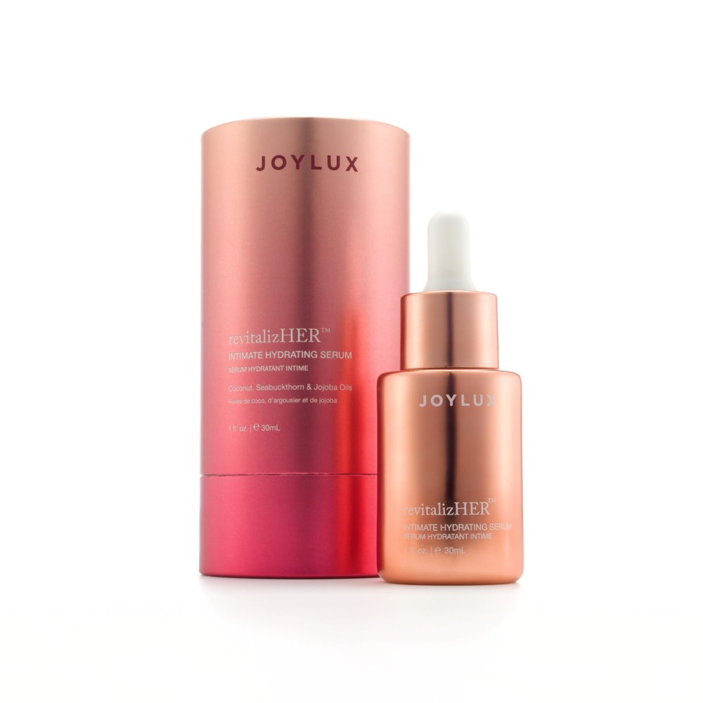 Joylux - revitalizHER, Hydrating Serum for Intimate Tissue, Rich in Antioxidants & Essential Oils, Formulated with Clean Ingredients, For Feminine Dryness, pH-Balanced Formula (30mL)