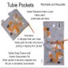 Tubie Pockets Feeding Tube NG NJ Securing Holder Pouch, Set of 3 Reusable Nasogastric Securement Storage Accessory Infant Child Teen Adult view 4