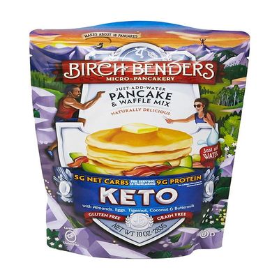 Birch Benders Griddle Cakes, Pancake Waffle Mix Keto, 10 Ounce, 2 Pack