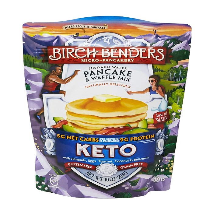 Birch Benders Griddle Cakes, Pancake Waffle Mix Keto, 10 Ounce, 2 Pack