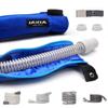 JAKIA CPAP Tube Cover Sleeve Wrap Insulator Protector,6.2 ft Long Double Fabric Soft Fleece with Full Length Zipper,Soft Surface Safe and Comfortable 1 Tube Clip and 2 Hose Bushing Included view 1