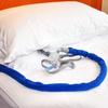 JAKIA CPAP Tube Cover Sleeve Wrap Insulator Protector,6.2 ft Long Double Fabric Soft Fleece with Full Length Zipper,Soft Surface Safe and Comfortable 1 Tube Clip and 2 Hose Bushing Included view 4