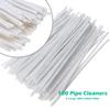 Pipe Cleaners Tool Set 100 pcs Pipe Cleaners Crafts 1pc Pipe Tamper Reamer 1pc Mini Nylon Brush Set and 2pcs Drinking Straw Cleaning Brushs view 4