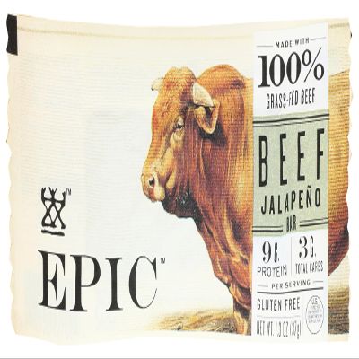 Epic Provisions Beef Jalapeno Bar, 1.3 Oz