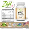 Zen Supplements Full Spectrum Perfect-E - Vitamin E Complex with Mixed Tocopherols and Tocotrienols - Non-GMO Complete E Vitamin - 60 Softgels view 2
