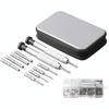 Precision Screwdriver Set, Eyeglass repair kit with 10-style screwdrivers/nose pads/4 in 1 portable screwdrivers/ear hook/tweezer for eyeglasses sunglass watch calculator (with 70-style screws) view 1