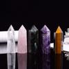 Runyangshi Natural Healing Crystal Wands, 6 Faceted Reiki Chakra Stones, Healing Crystal Single Point Wand Faceted Prism Wand (5pcs, 3.9"-4.3" (10-11cm)) view 4