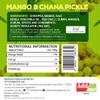 Add me Rajasthani Mango Chana Chole Achar 500 gm Chickpeas aam ka Pickle 500gm Glass Pack view 2